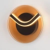 Hnědé skleněné nástěnné LED světlo Nova Luce Halley 20 cm -fv-interier-25
