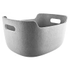 Šedý úložný box Tidy 40 x 29 cm