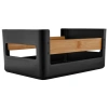 Černý kuchyňský organizér Nordic Kitchen 27 x 19 cm