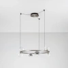 Kouřově šedé skleněné závěsné LED světlo Nova Luce Celso 75 cm se stříbrným zavěšením -fv-interier-25