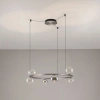 Kouřově šedé skleněné závěsné LED světlo Nova Luce Celso 75 cm se stříbrným zavěšením -fv-interier-25