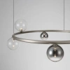 Kouřově šedé skleněné závěsné LED světlo Nova Luce Celso 75 cm se stříbrným zavěšením -fv-interier-25