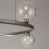 Kouřově šedé skleněné závěsné LED světlo Nova Luce Celso 75 cm se stříbrným zavěšením -fv-interier-25