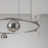 Kouřově šedé skleněné závěsné LED světlo Nova Luce Celso 75 cm se stříbrným zavěšením -fv-interier-25