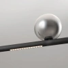 Kouřově šedé skleněné závěsné LED světlo Nova Luce Celso 120 cm s černým zavěšením -fv-interier-25