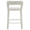 Krémová bouclé barová židle Irokiii 65 cm