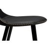 Černá kožená barová židle DAN-FORM Flair 65 cm -fv-interier-25